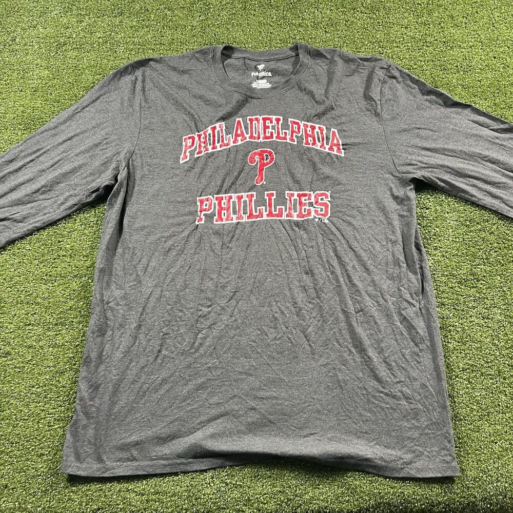 Phillies Tee Shirt By Fanatics Size Men’s XL Long Sleeve NWOT